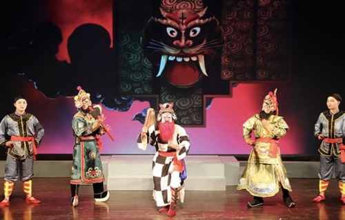 BIỂU DIỄN KHAI TUỒNG ĐẦU NĂM - VỞ TUỒNG 